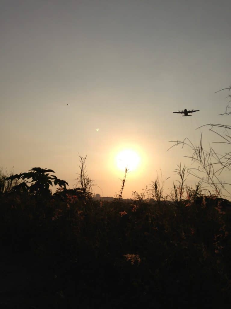 C130 Flying Overhead
