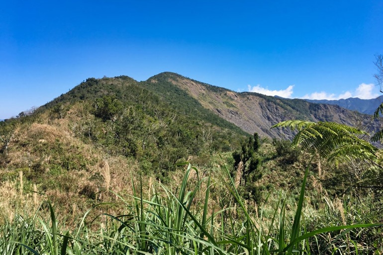Looking up at DaWuCang 大武藏山