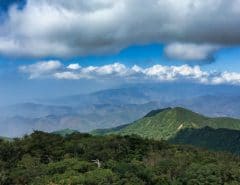 Panoroamic view of Taiwan mountains from Lilongshan 里壠山 Peak